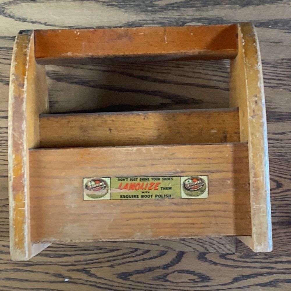 Lanolize Vintage Shoe Shine Caddy